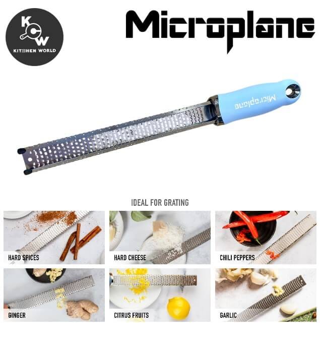 มีดขูดผิวมะนาวคลาสสิกพรีเมี่ยม Microplane PT0075-BB สีฟ้าอ่อน_5